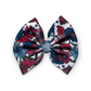 Blue & red floral clip